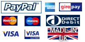 We accept all major Credit Cards